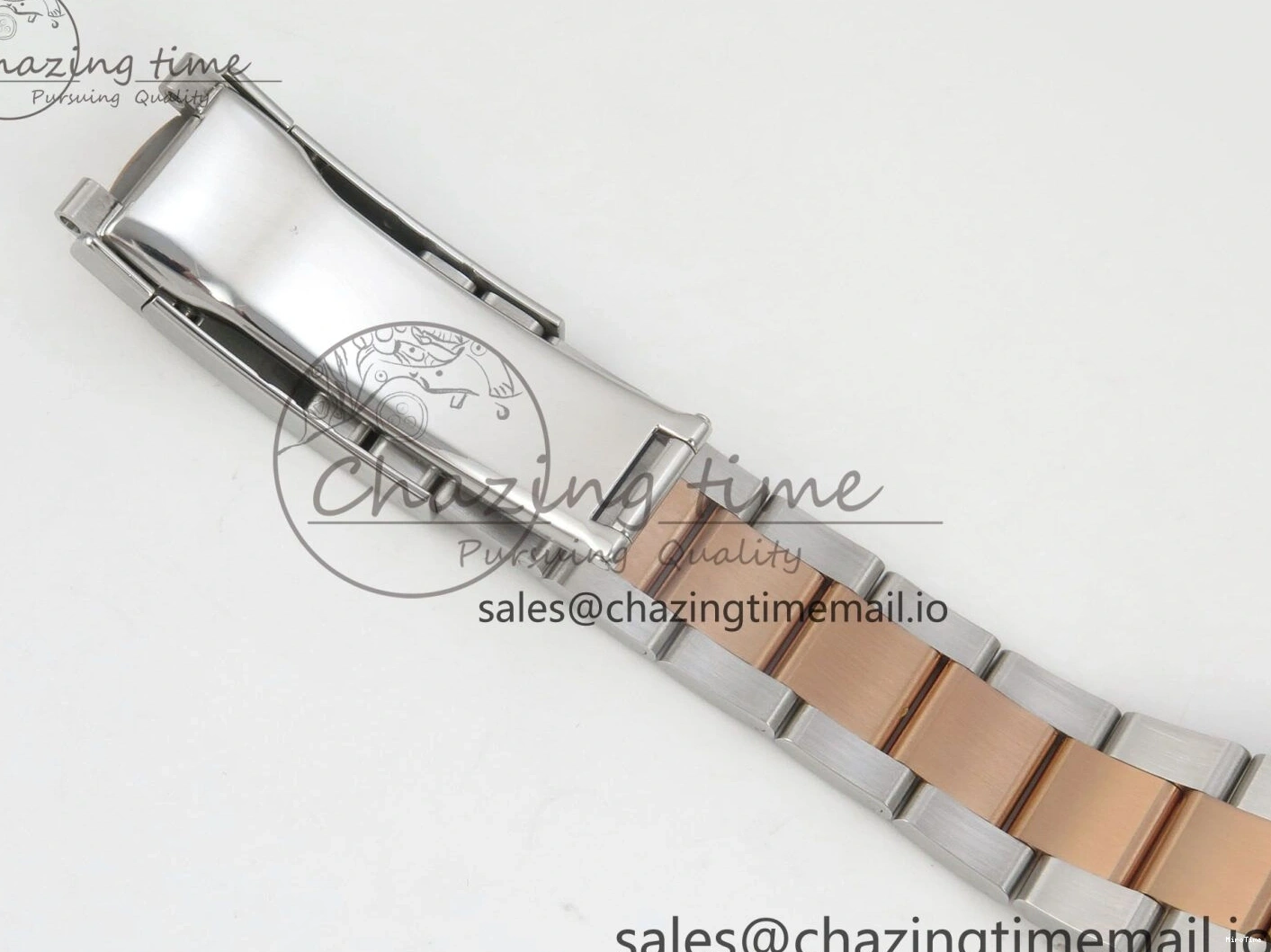 MiroTime 0407 DateJust 36 SS RG ARF 1:1 Best Edition 904L Steel Gray Dial Green Roman on Oyster Bracelet SH Affordable 73